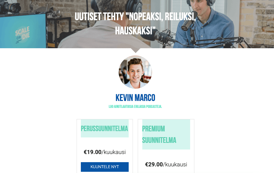 Oman verkkosivuston luomisen haitat