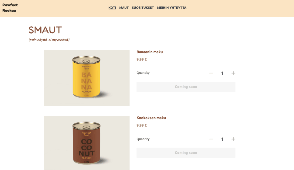 Pawfect Food Template Strikinglyltä