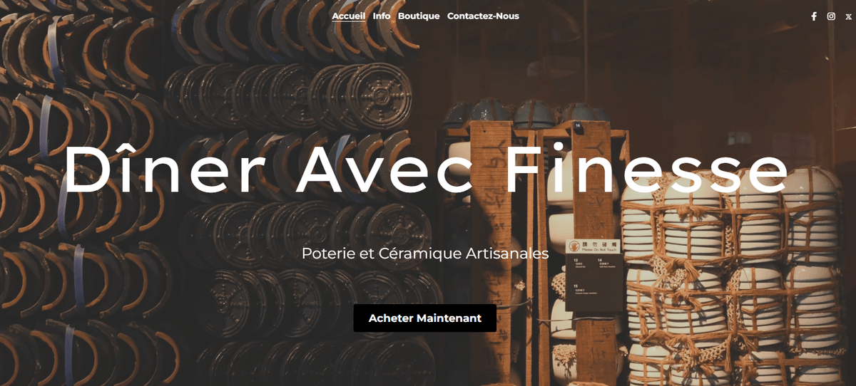 Marchandise faite main et artisanale