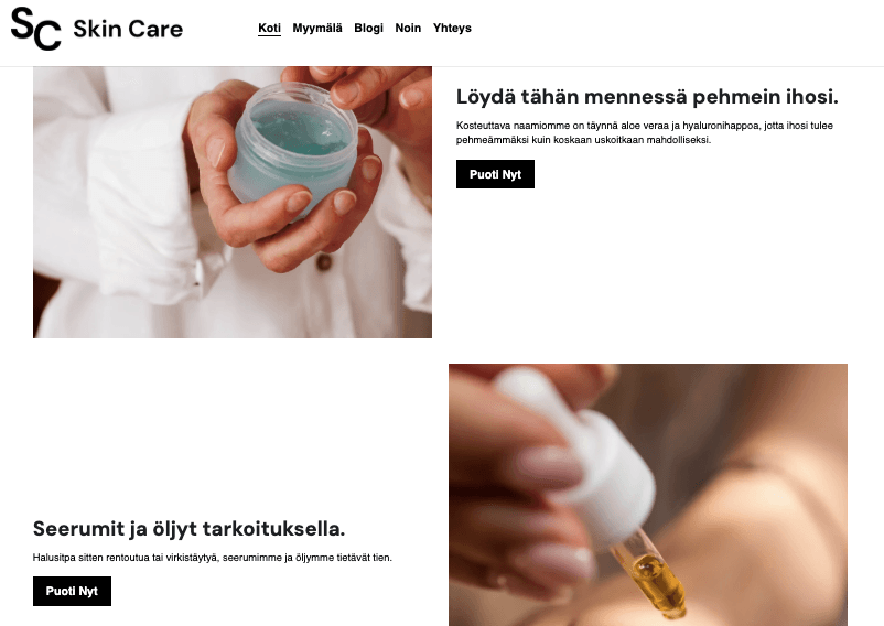 Mysteerilaatikko verkkokauppa malli