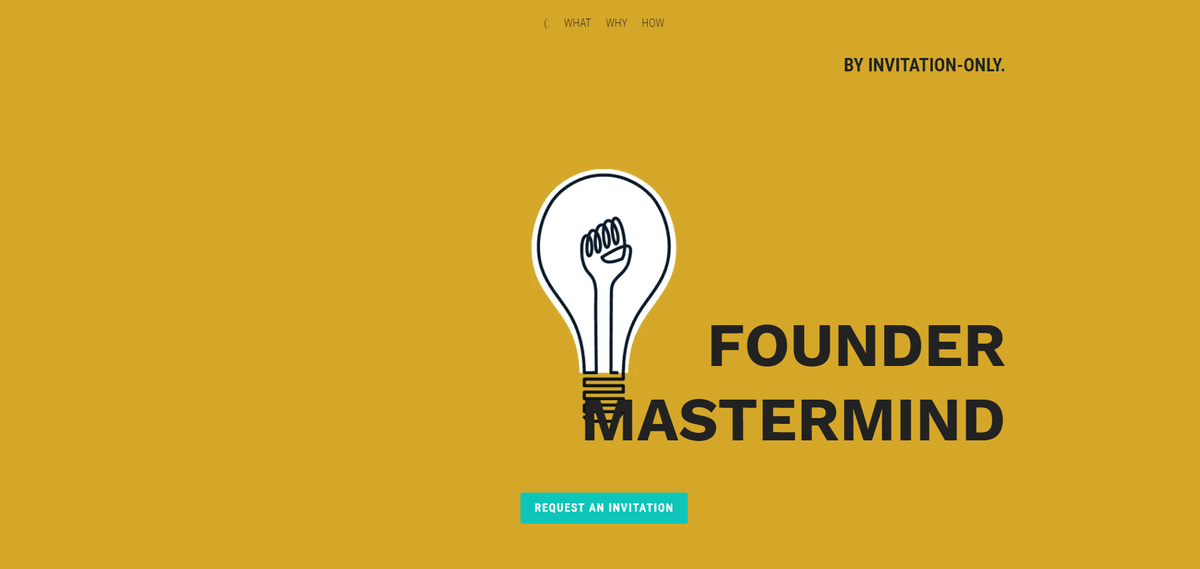 Imagine preluată de la Founder Mastermind