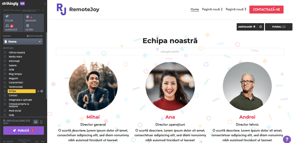 Strikingly - Ghidul perfect pentru a începe cu succes o afacere în fitness - Marketing eficient