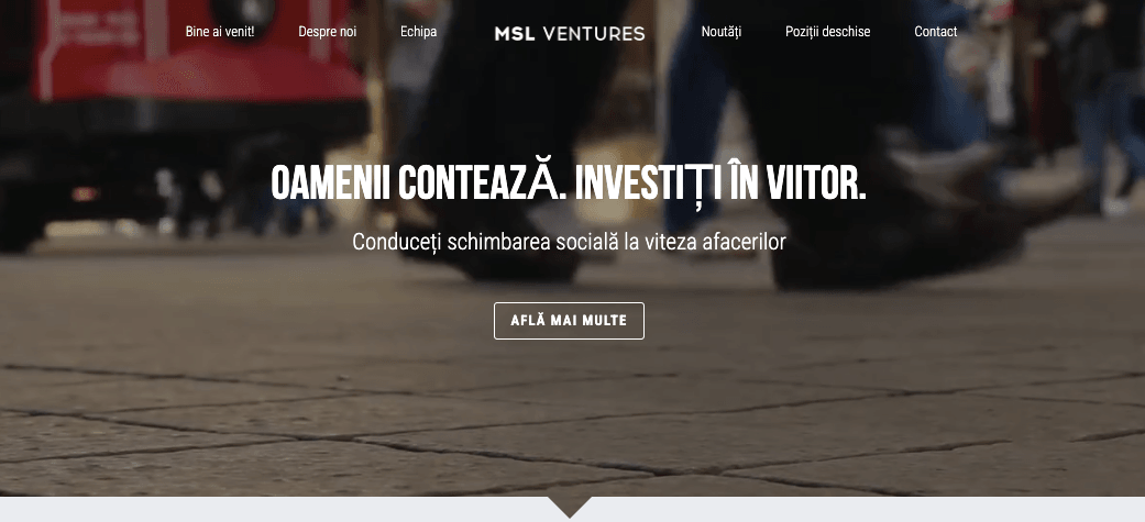 Template MSL Ventures de la Strikingly