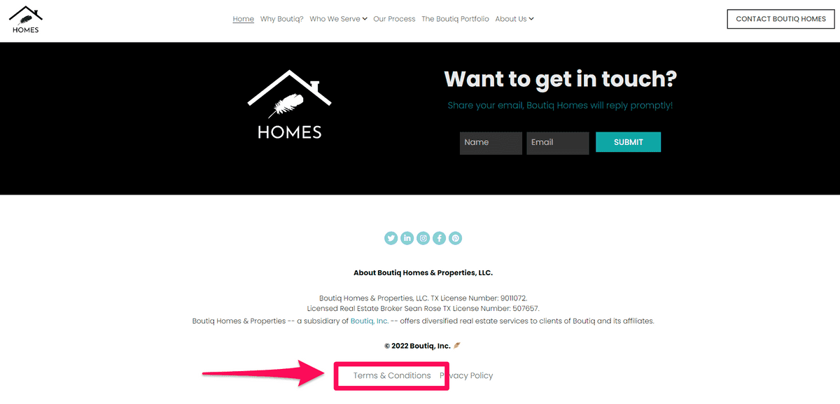 Imagine luată de la Boutiq Homes and Properties