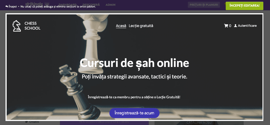 Sfaturi de copywriting pentru Strikingly - Crează un titlu atrăgător