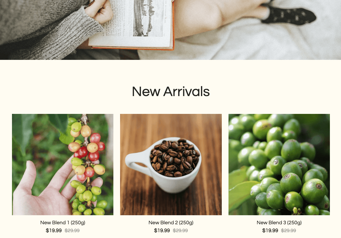 قالب CosmoBrew من Strikingly