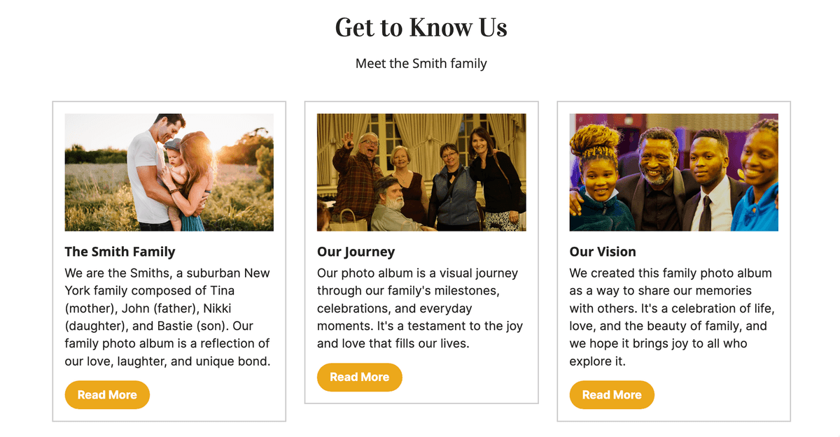 Ce este fotografia de familie