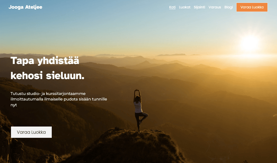 Yoga-malli Strikinglyltä