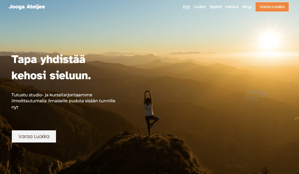 Jooga-malli Strikinglyltä