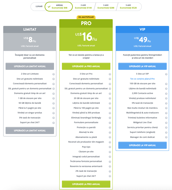 De ce să alegeți Strikingly pentru prezență online și securitate web - accesibilitate