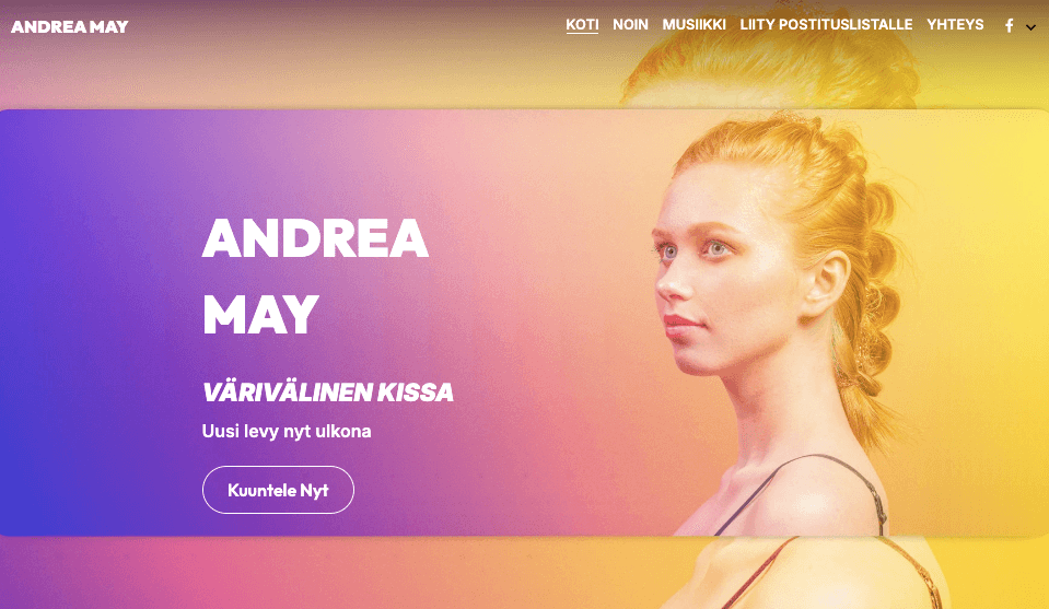 Andrea May -malli Strikinglyltä