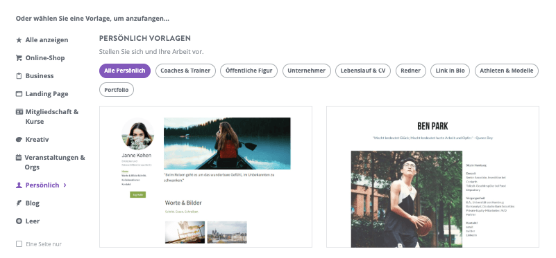 Verkaufsnewsletter mit Strikingly