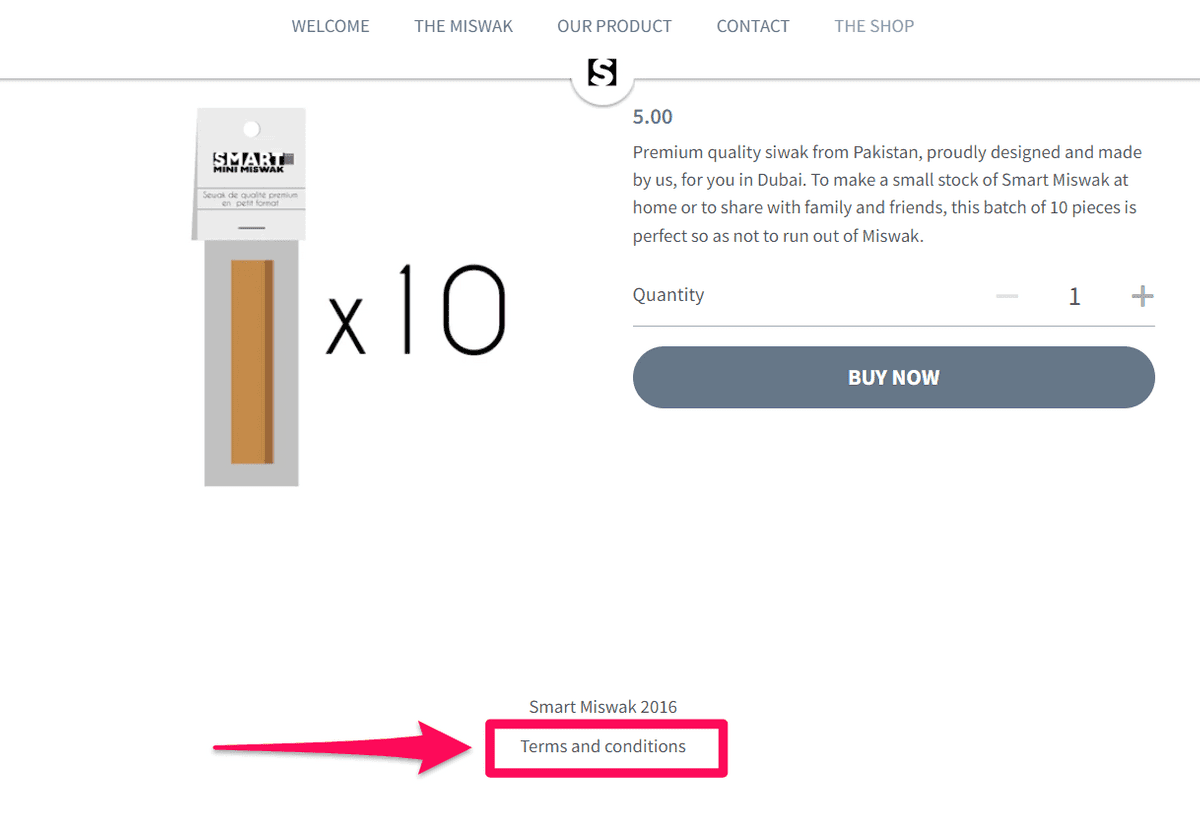 Imagine luată de la Smart Mini Miswak