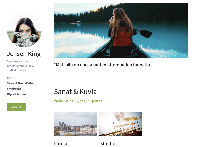 Selkeä Blogi Malli Strikinglyltä