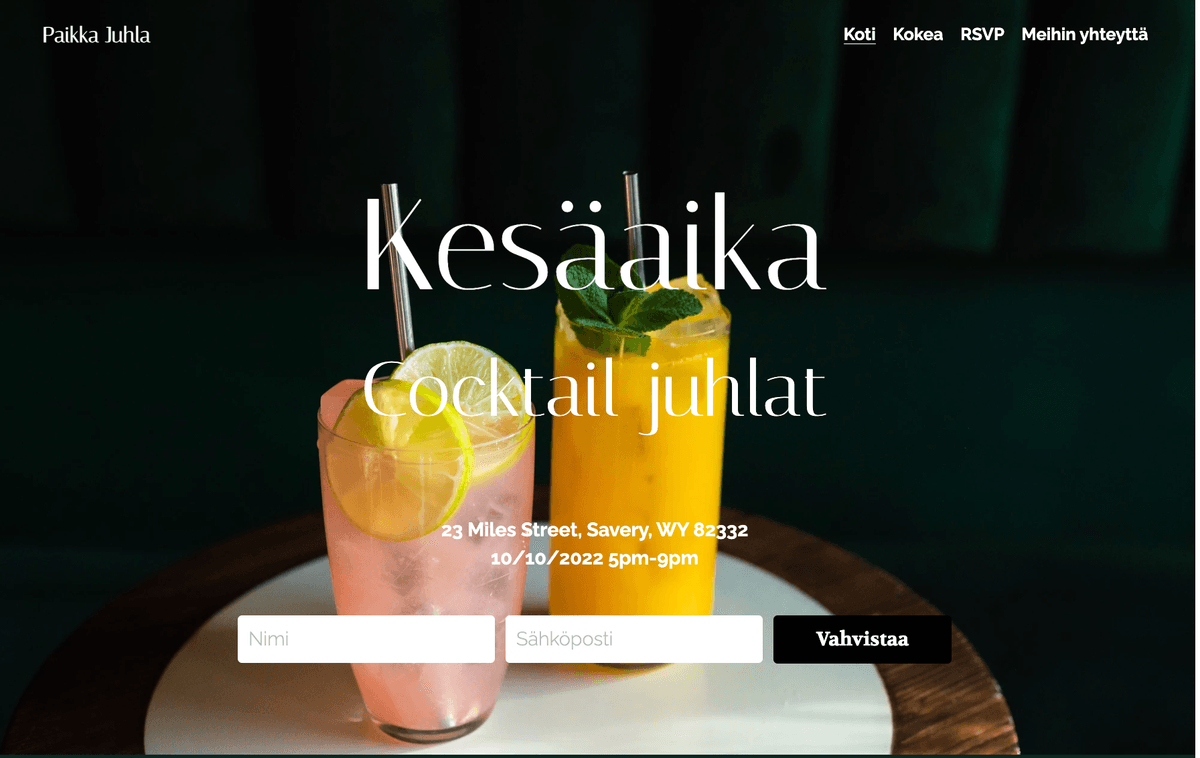 Kesäaikaan malli Strikinglyltä