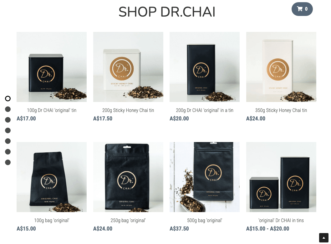 Kuva otettu Strikingly-käyttäjän verkkosivulta 