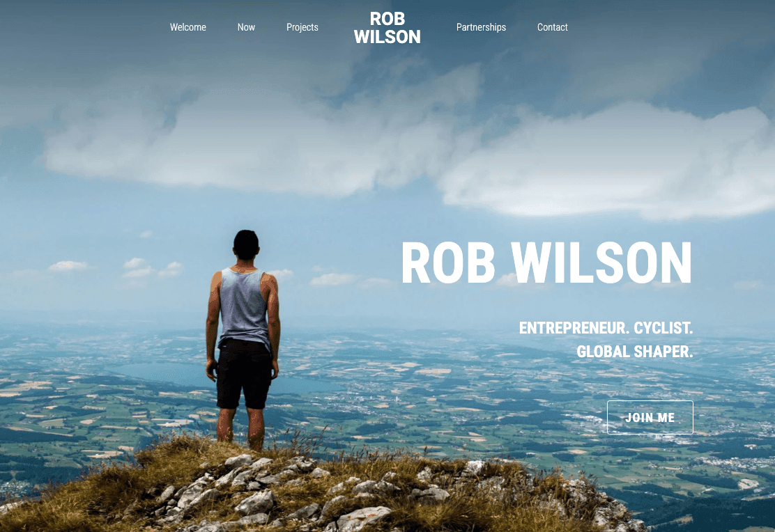 Jasny Szablon od Strikingly