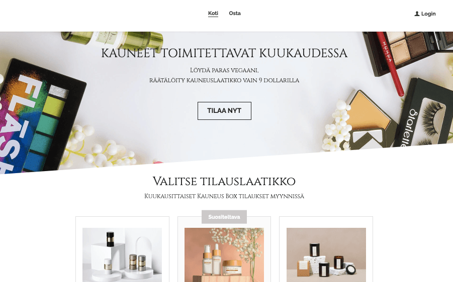 MysteryBox-malli Strikinglyltä