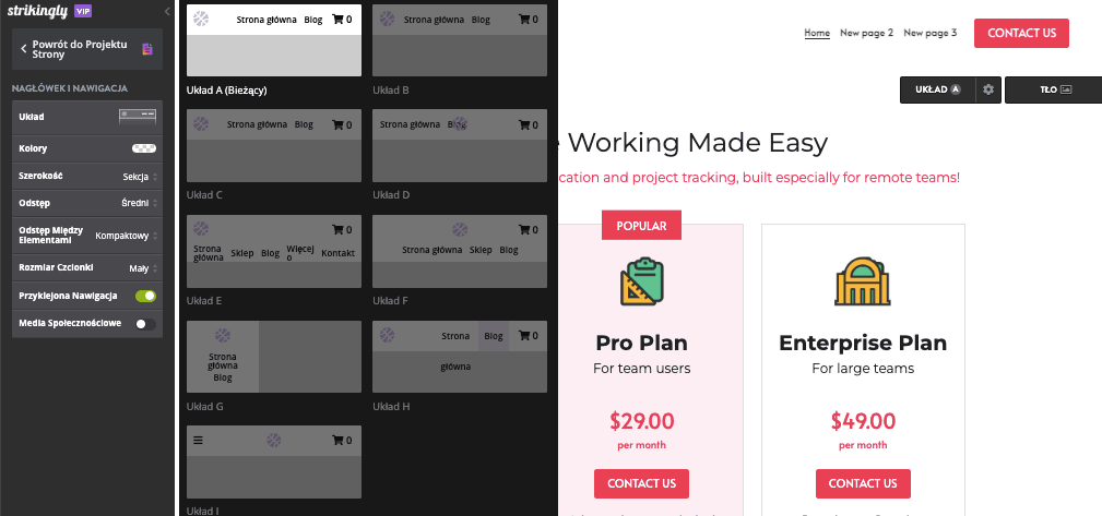 Wybierz Pionowy Układ 