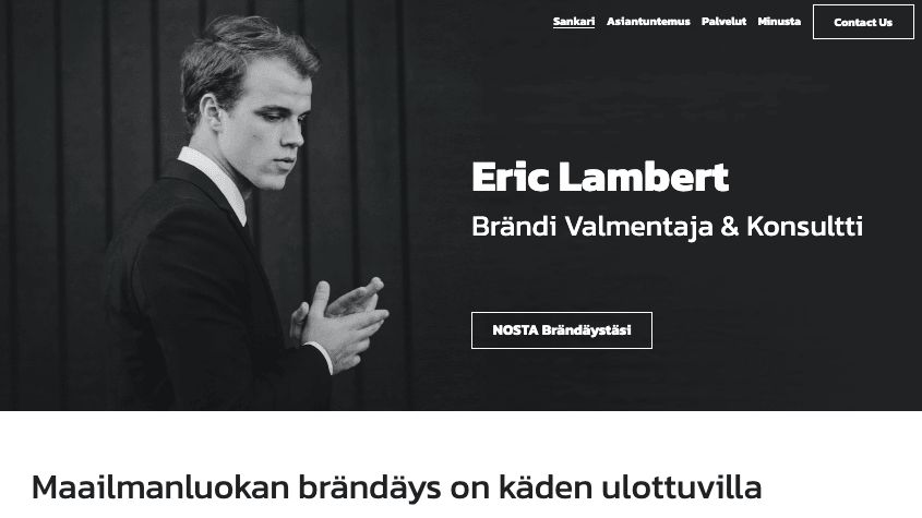 Eric Lambert -malli Strikinglyltä