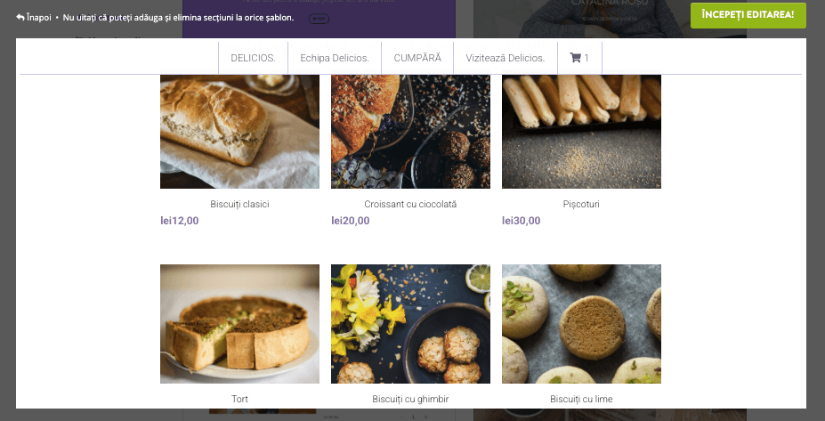Integrarea caracteristicilor de e-commerce 
