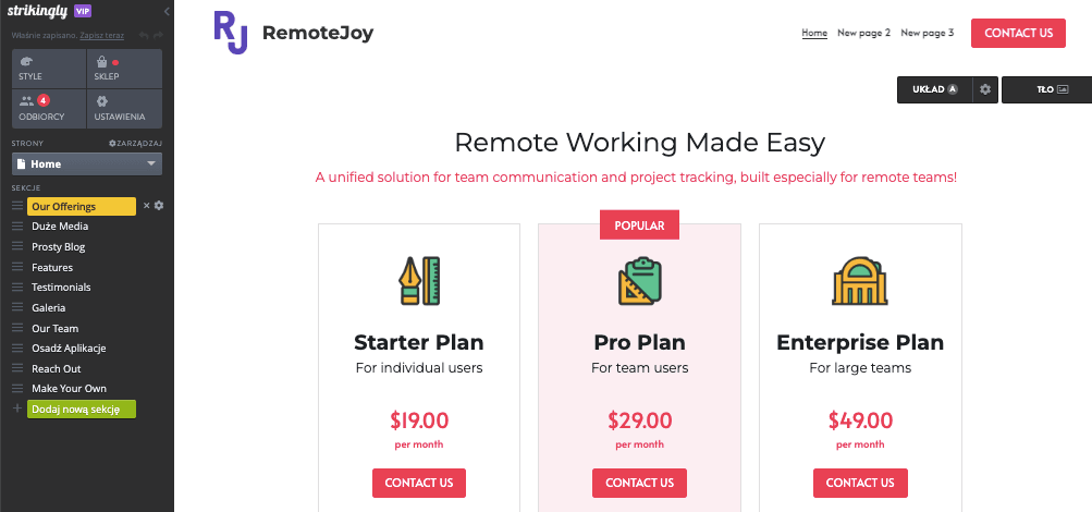 Jak Strikingly Może Pomóc w Utrzymaniu Klientów?