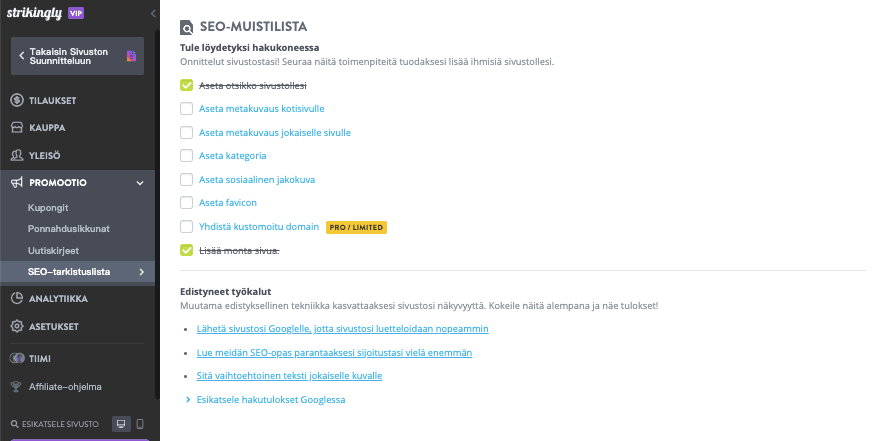 Kuinka aloittaa ruokablogi Strikinglyllä - optimoi hakukoneoptimointia varten