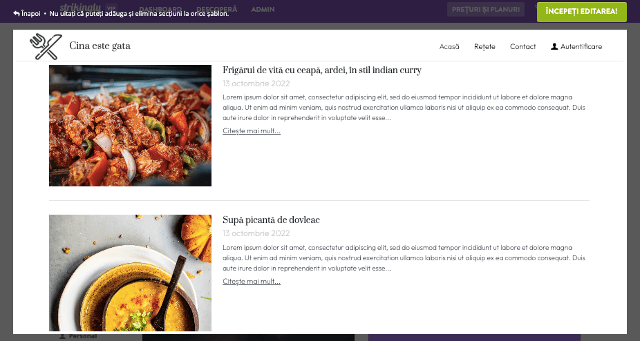 Gestionarea deficiențelor lanțului de aprovizionare cu Strikingly