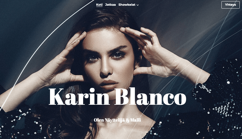 Karin Blanco malli Strikinglyltä