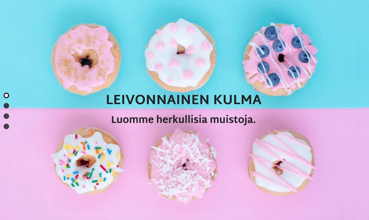 Pastry Corner -malli Strikinglyltä