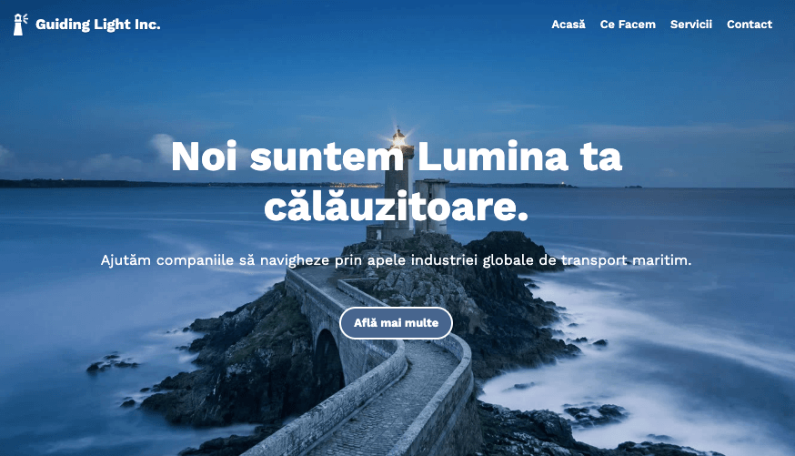 Șablon Zine de la Strikingly