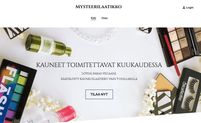 MysteryBox-malli Strikinglyltä