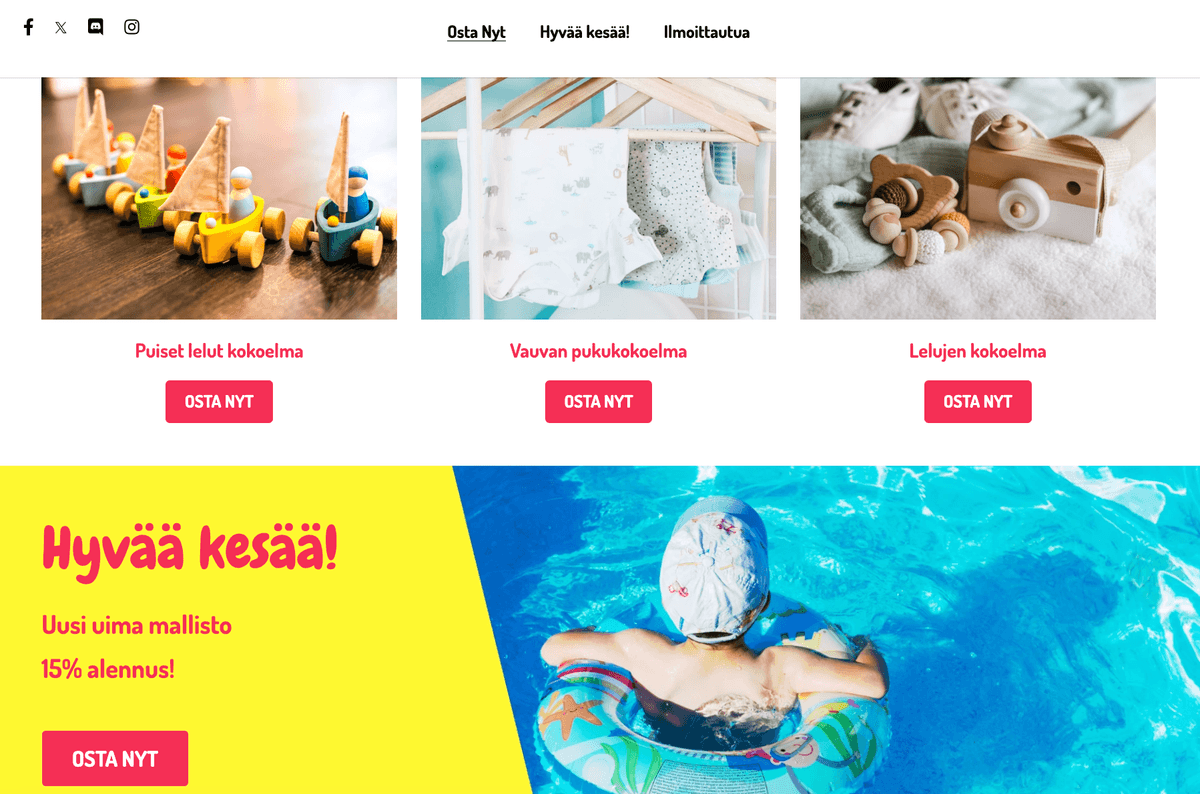 Peggi-verkkokauppamalli Strikinglyltä