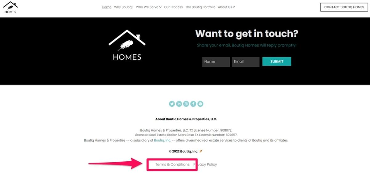 Imagem retirada de Boutiq Homes and Properties