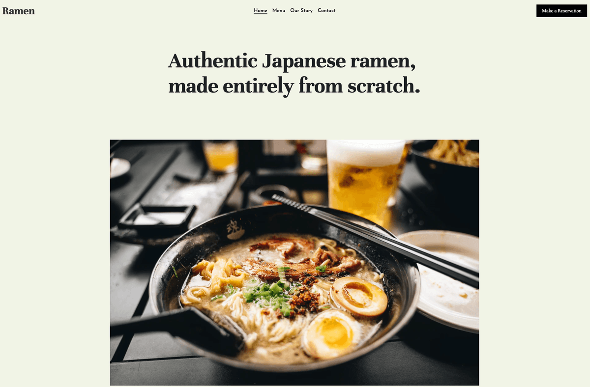 Ramen-malli Strikinglyltä