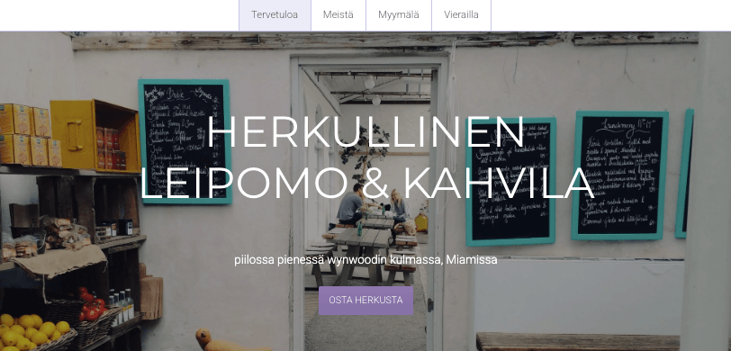Minimal Online Store Template from Strikingly