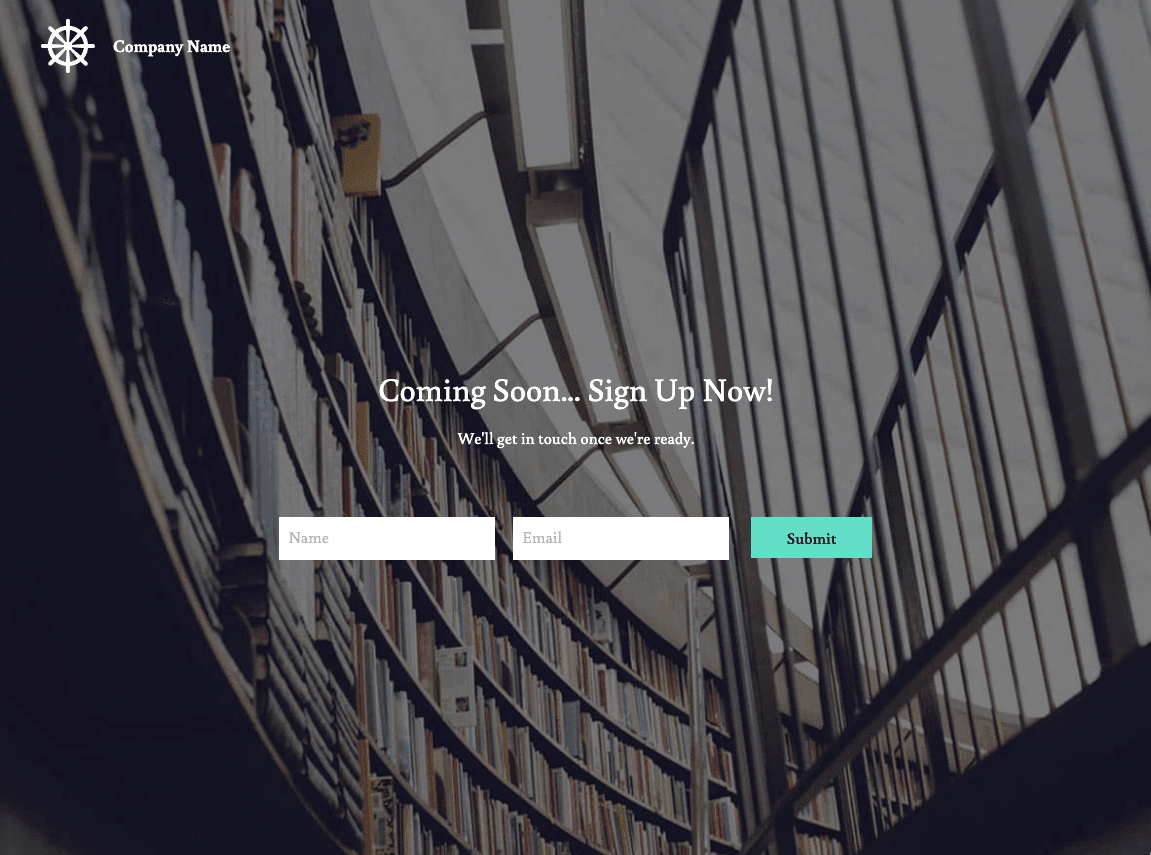 Prosta Okładka w Budowie Szablon Strony Internetowej