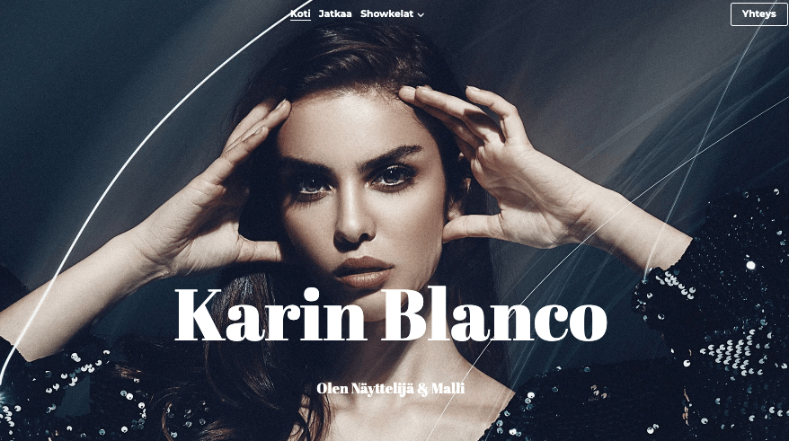 Karin Blanco Digital Creator -mallipohja Strikinglyltä