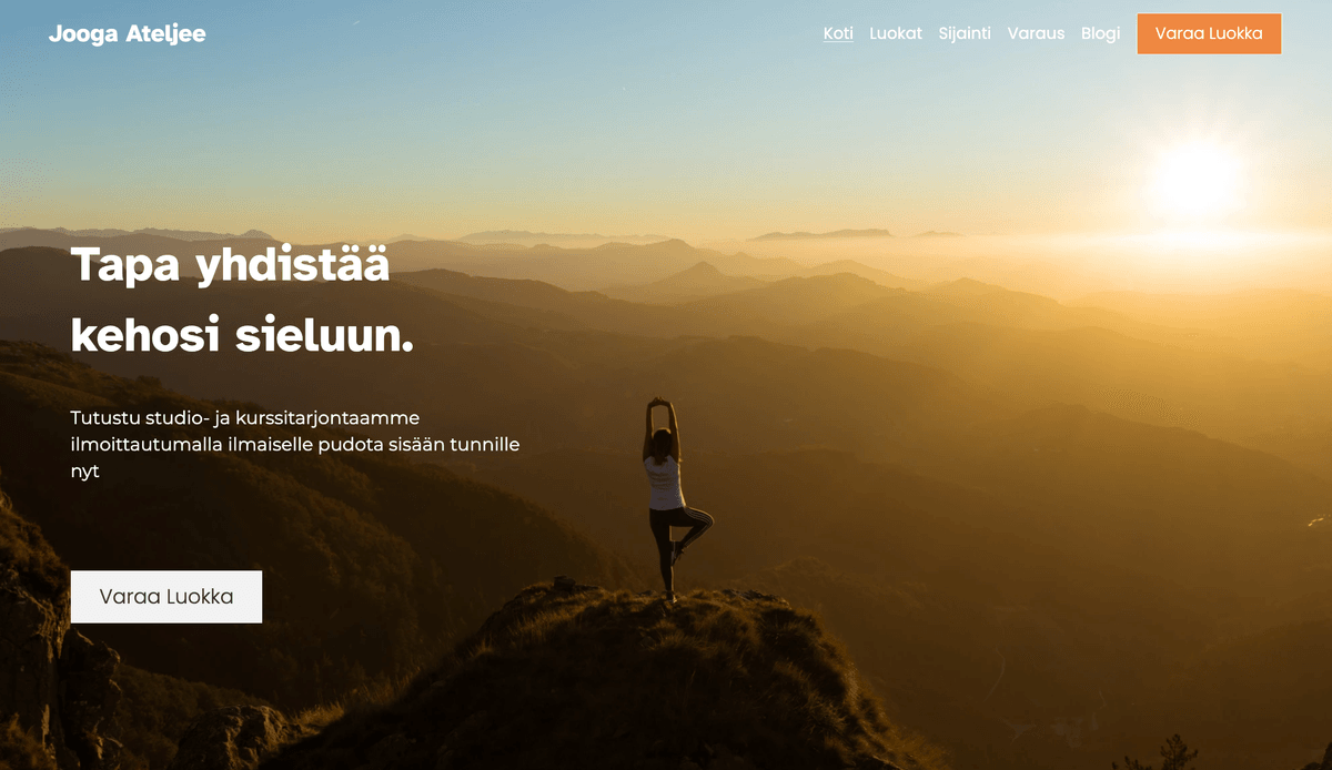 Jooga-malli Strikinglyltä