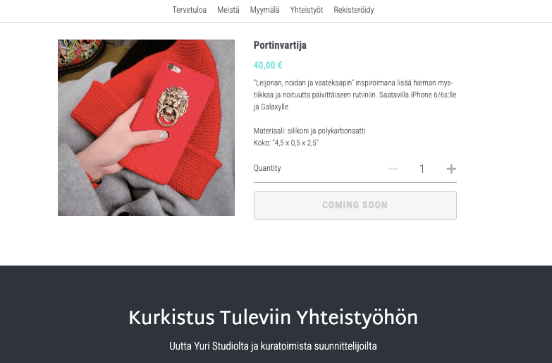 Yuri's Studio -malli Strikinglyltä