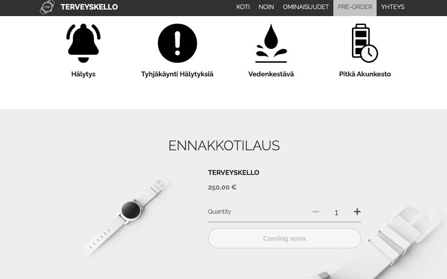 Health Watch Verkkokauppa Malli
