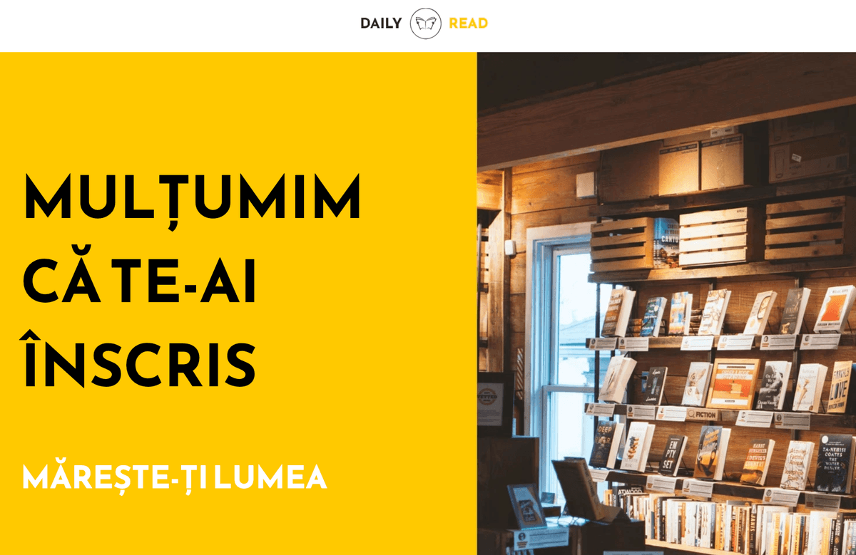 Șablon de lectură zilnică de la Strikingly