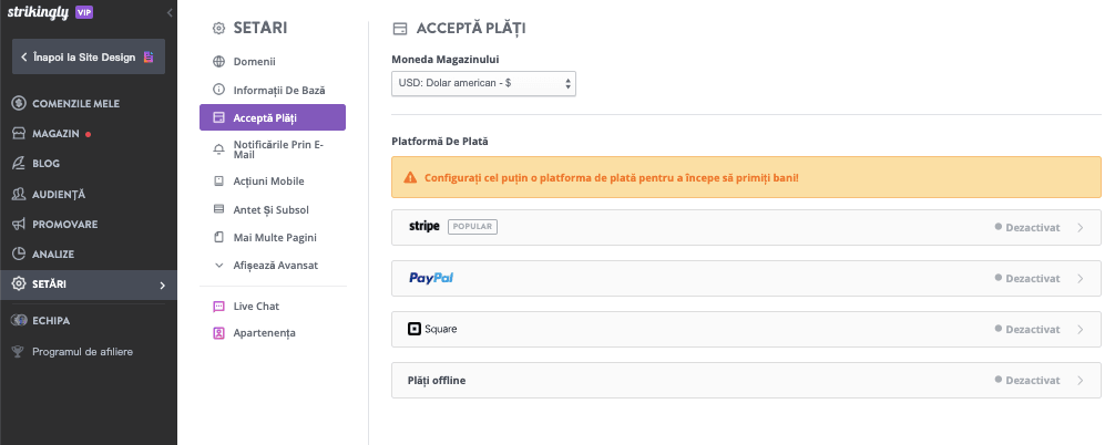 Platforme de plată securizate