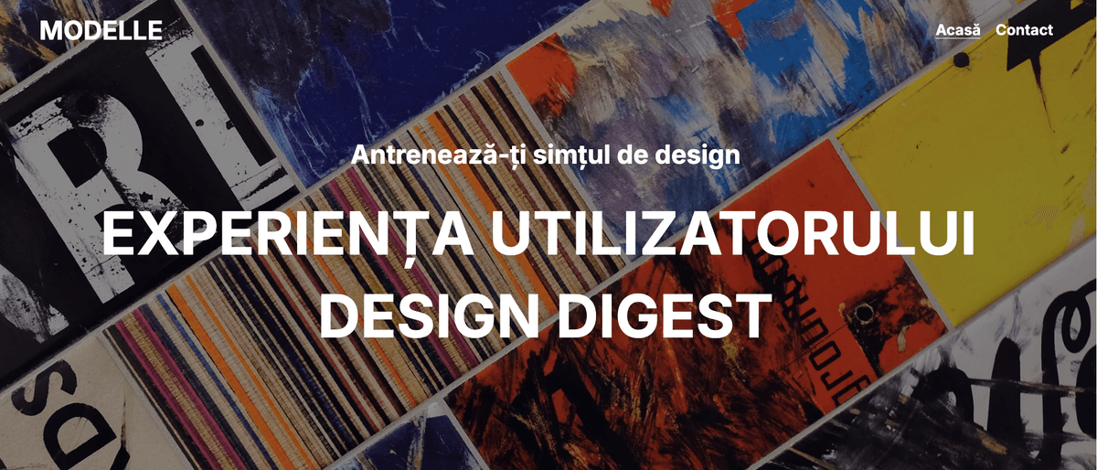 Modelle Business Blog Template de la Strikingly