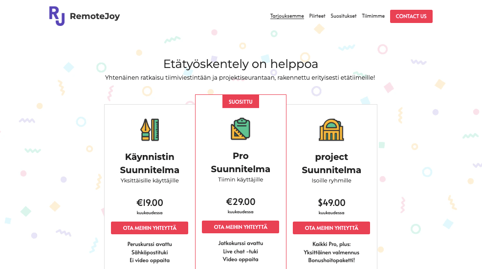 Remote Joy -malli Strikinglyltä