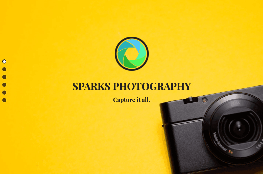 Szablon Sparks Photography