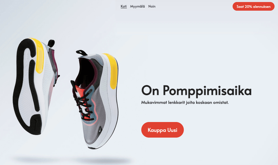 Bounce Time Store -malli Strikinglyltä