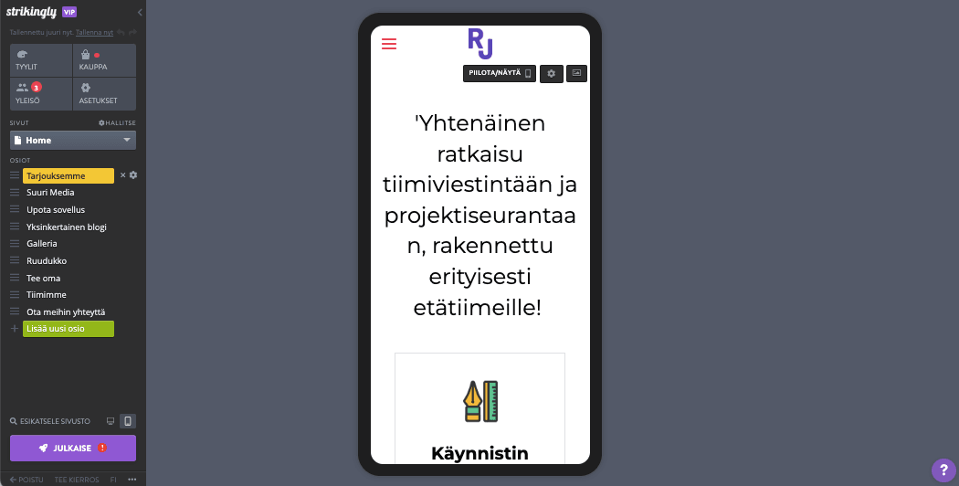 Yrittäjyyden tyypit - Hämmästyttävää yrittäjille - Mobiiliresponsiivisuus