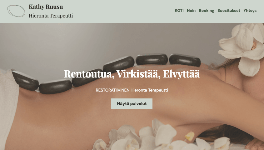 Hierontaterapeutin mallipohja Strikinglyltä