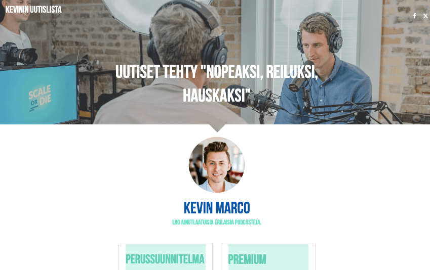 Podcast-malli Strikinglyllä